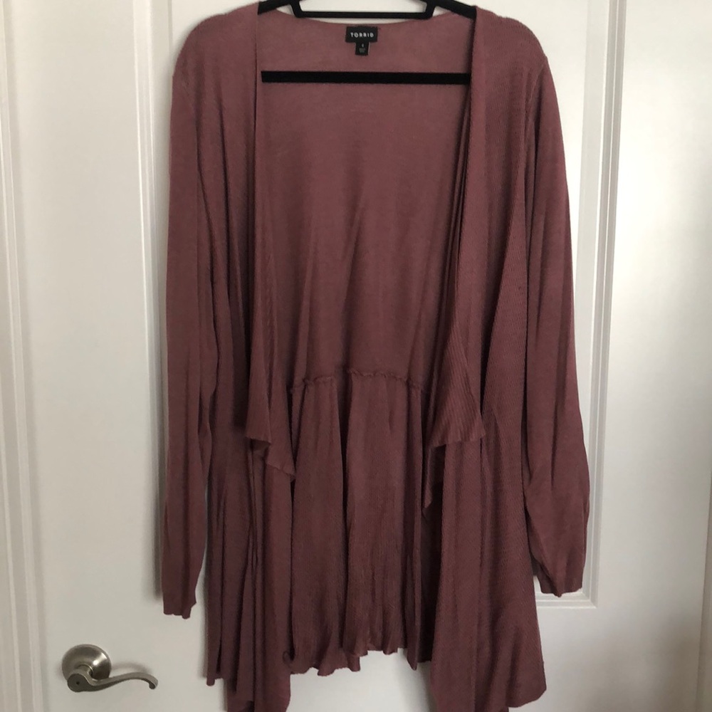 Taupe Brown Cardigan